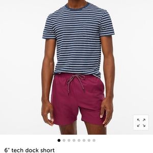 XL - J.Crew Tech Dock shorts with 6” inseam